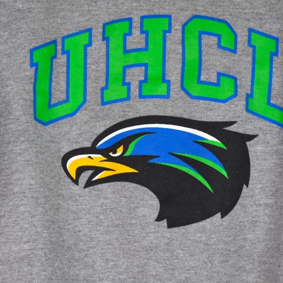 Champion University of Houston Clear Lake Sweater XS Womens Gray Cotton Blend - Picture 3 of 9